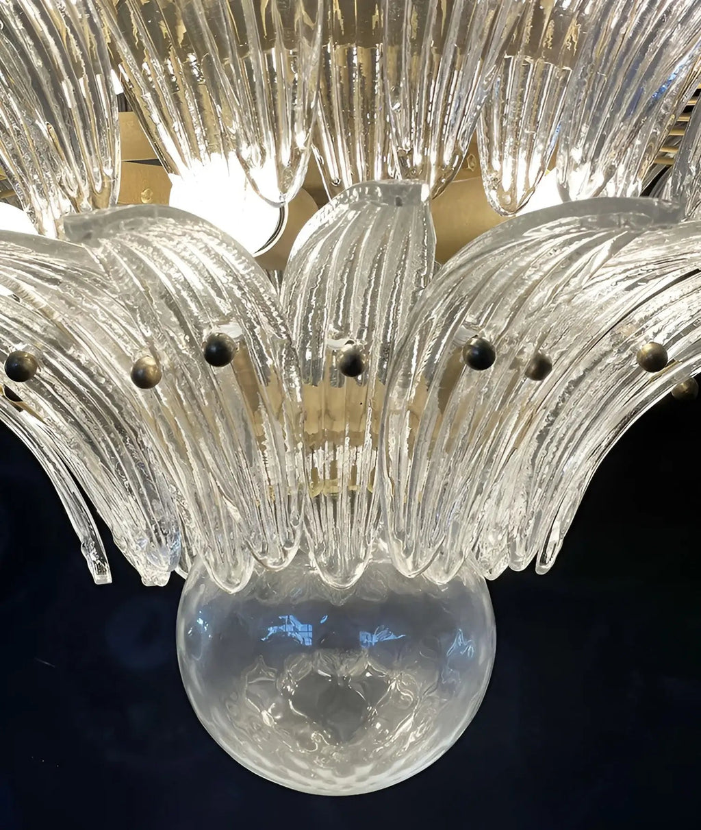 Beautifully Murano Palmette Transparent Chandelier product image