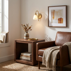 Arch Alabaster Wall Sconce — additional product view, a stone cone beneath a rounded arch arm (view 5)