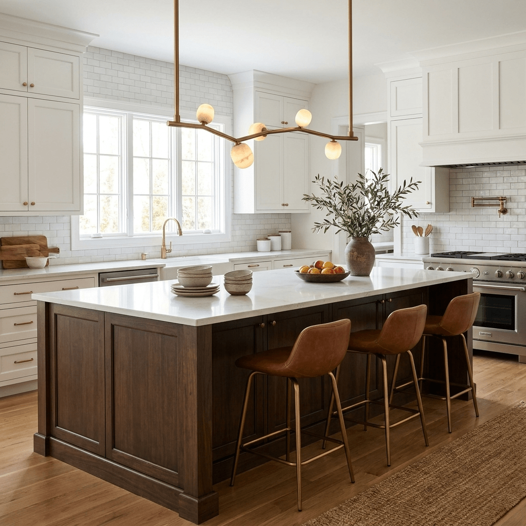 Aureline Alabaster Branch Chandelier — additional product view, rounded stone lights along an open branch-shaped frame (view 4)