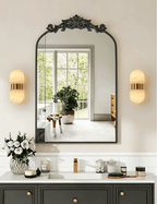 Cocoon Alabaster Wall Sconce — product setting and fixture profile, two rounded stone forms stacked along a wall mount (view 2)