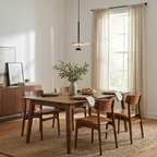 Eclipse Alabaster Pendant Lamp — additional product view, a flat stone disc suspended from a slender metal rod (view 4)