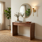 Flare Alabaster Wall Sconce — additional product view, an open stone shade above a tapered hourglass stem (view 4)