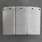 Fractured Alabaster Wall Sconce — additional product view, two rows of stone panels in a contrasting metal frame (view 4)