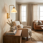 Gantry Alabaster Wall Sconce — additional product view, a stone cone below a square-cornered tubular arm (view 3)