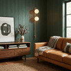Liora Alabaster Double Globe Wall Sconce — additional product view, two stone globes on a slender vertical rod (view 4)