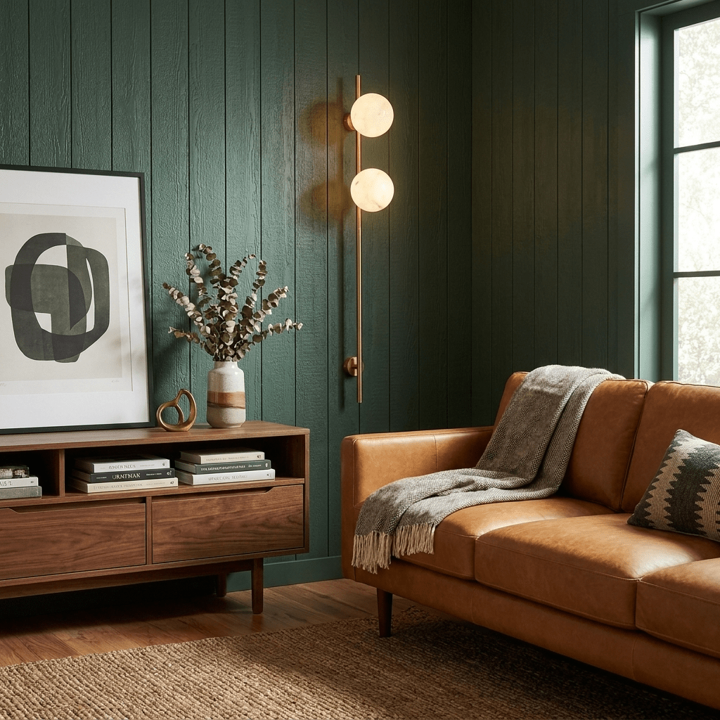 Liora Alabaster Double Globe Wall Sconce — additional product view, two stone globes on a slender vertical rod (view 4)