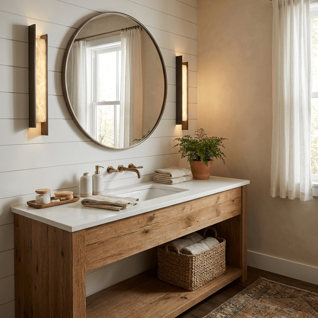Nivora Alabaster Linear Wall Sconce — product setting and fixture profile, a slender stone diffuser within a linear aluminum frame (view 2)