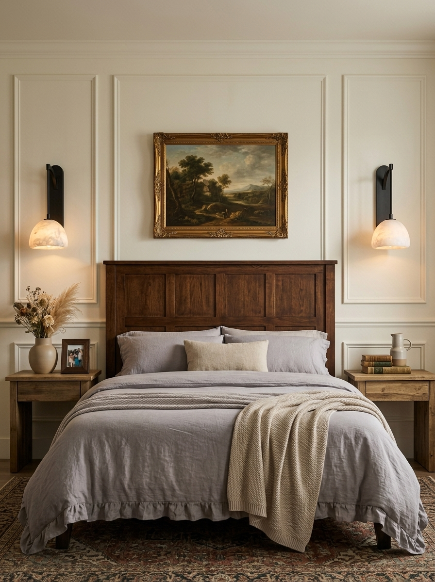 Velisse Alabaster Dome Wall Sconce — additional product view, a stone dome beneath an arched arm and elongated backplate (view 5)