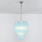 Blue Murano Glass Tube Chandelier product image