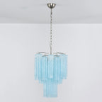 Blue Murano Glass Tube Chandelier product image