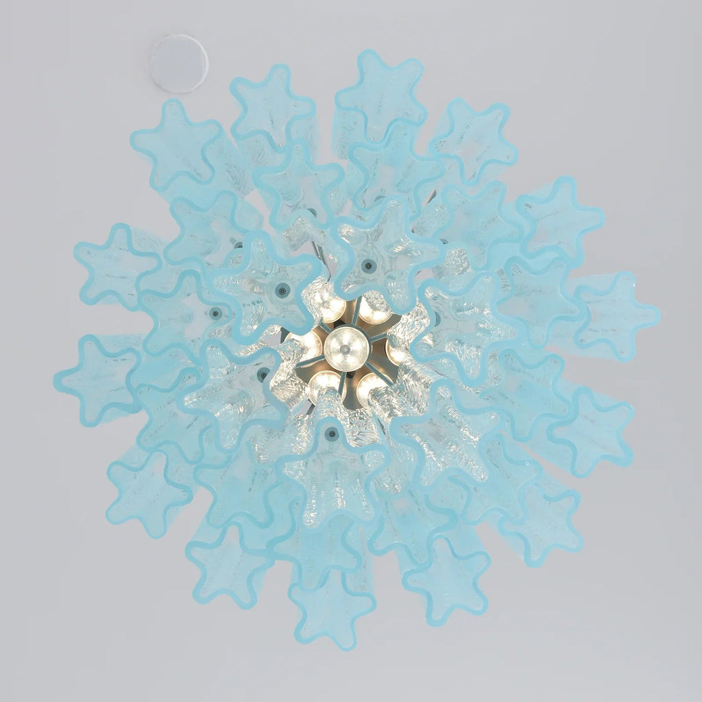 Blue Murano Glass Tube Chandelier product image