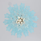 Blue Murano Glass Tube Chandelier product image