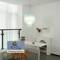 Blue Murano Glass Tube Chandelier product image