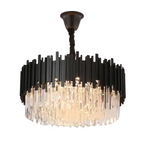 Bourbons Alphonsus Crystal Chandelier by Bling Lighting Studio
