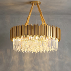 Bourbons Alphonsus Crystal Chandelier by Bling Lighting Studio