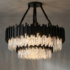 Bourbons Alphonsus Crystal Chandelier by Bling Lighting Studio