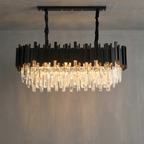 Bourbons Alphonsus Crystal Chandelier by Bling Lighting Studio