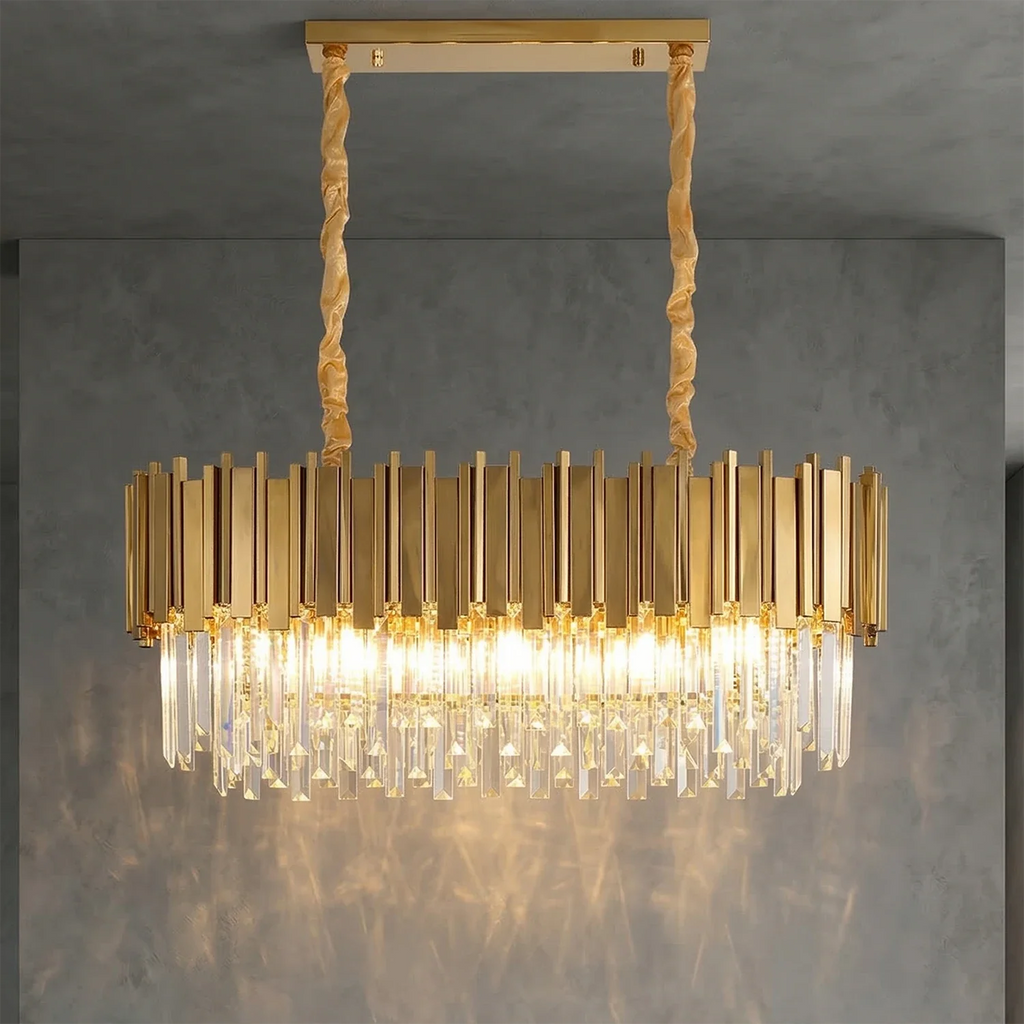 Bourbons Alphonsus Crystal Chandelier by Bling Lighting Studio