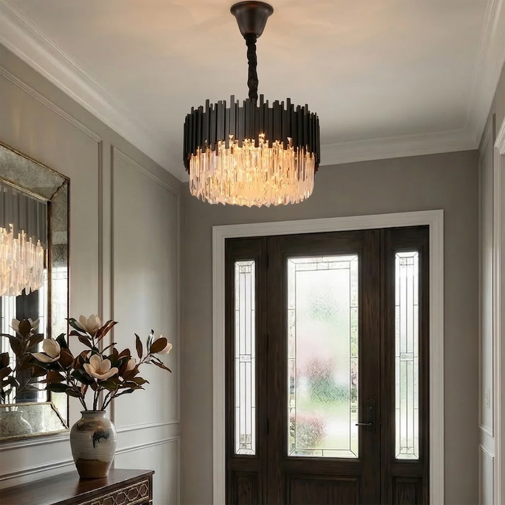 Bourbons Alphonsus Crystal Chandelier by Bling Lighting Studio