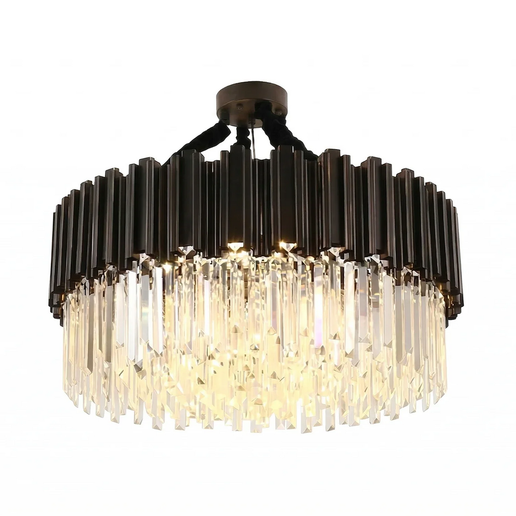 Bourbons Alphonsus Crystal Chandelier by Bling Lighting Studio