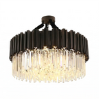 Bourbons Alphonsus Crystal Chandelier by Bling Lighting Studio