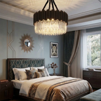 Bourbons Alphonsus Crystal Chandelier by Bling Lighting Studio