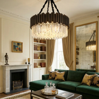 Bourbons Alphonsus Crystal Chandelier by Bling Lighting Studio
