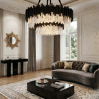 Bourbons Alphonsus Crystal Chandelier by Bling Lighting Studio