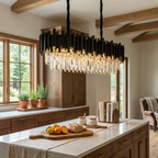Bourbons Alphonsus Crystal Chandelier by Bling Lighting Studio
