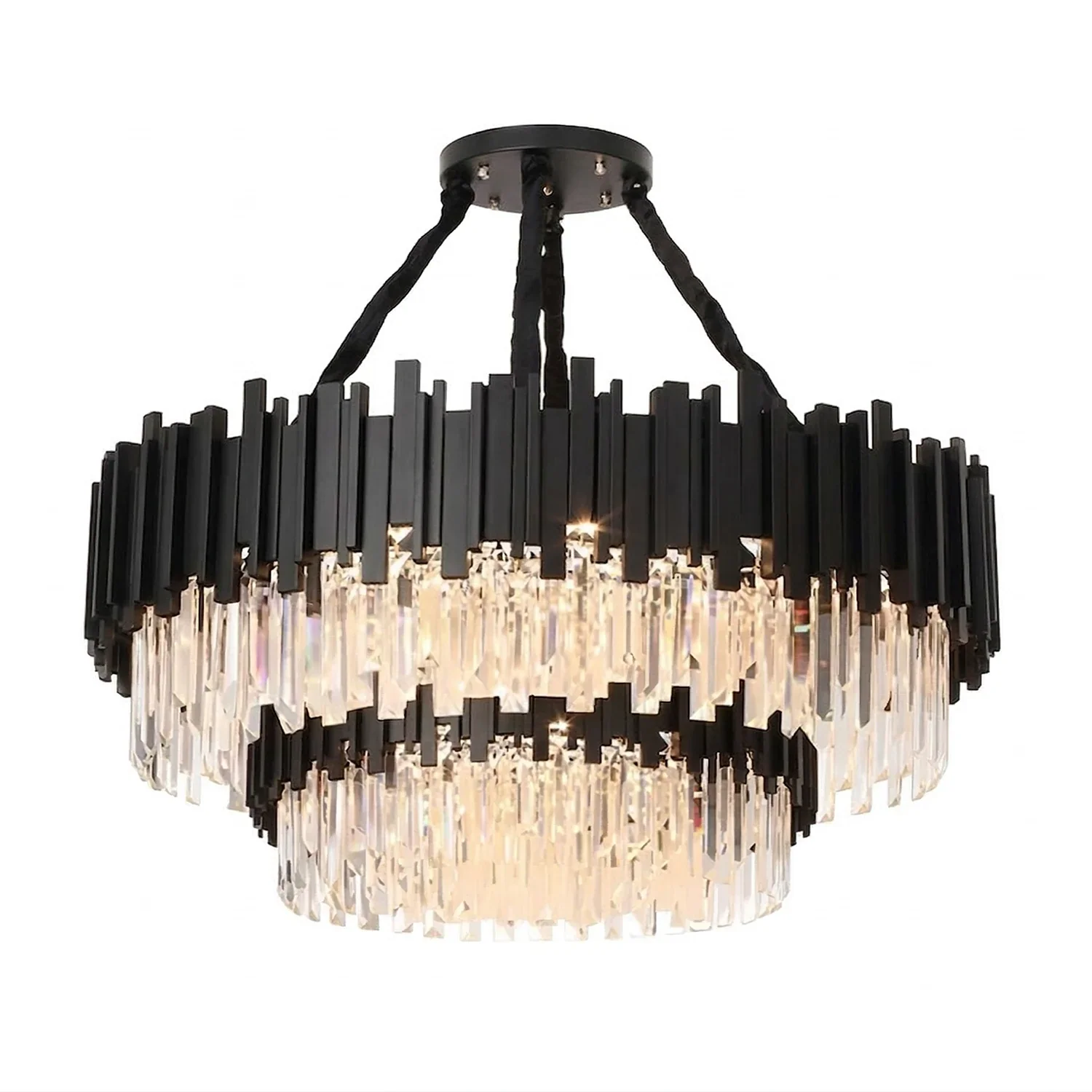 Bourbons Alphonsus Crystal Chandelier by Bling Lighting Studio