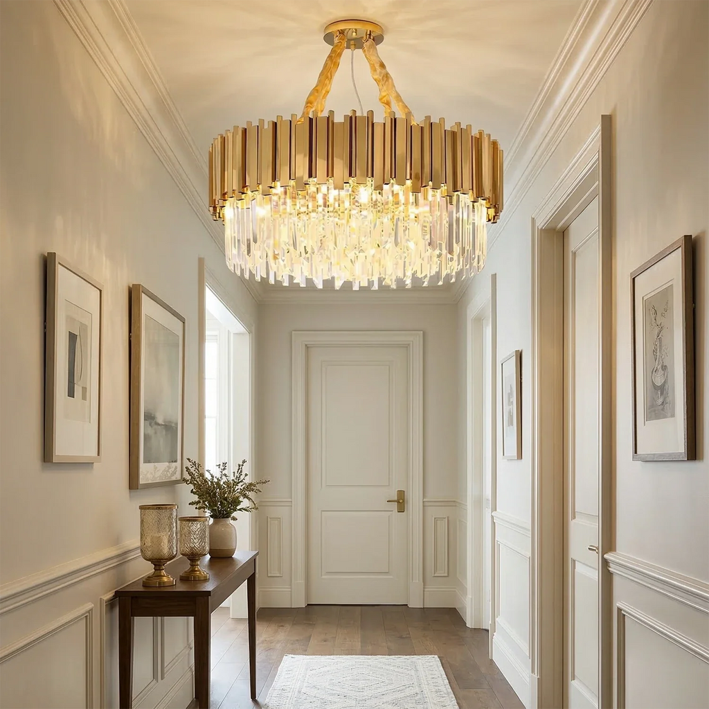 Bourbons Alphonsus Crystal Chandelier by Bling Lighting Studio