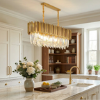 Bourbons Alphonsus Crystal Chandelier by Bling Lighting Studio