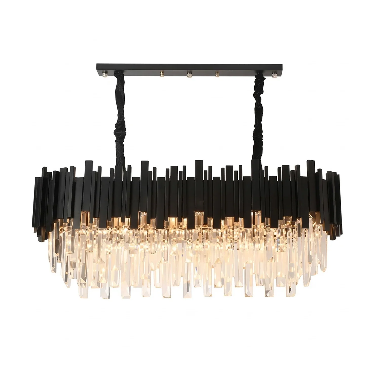 Bourbons Alphonsus Crystal Chandelier by Bling Lighting Studio