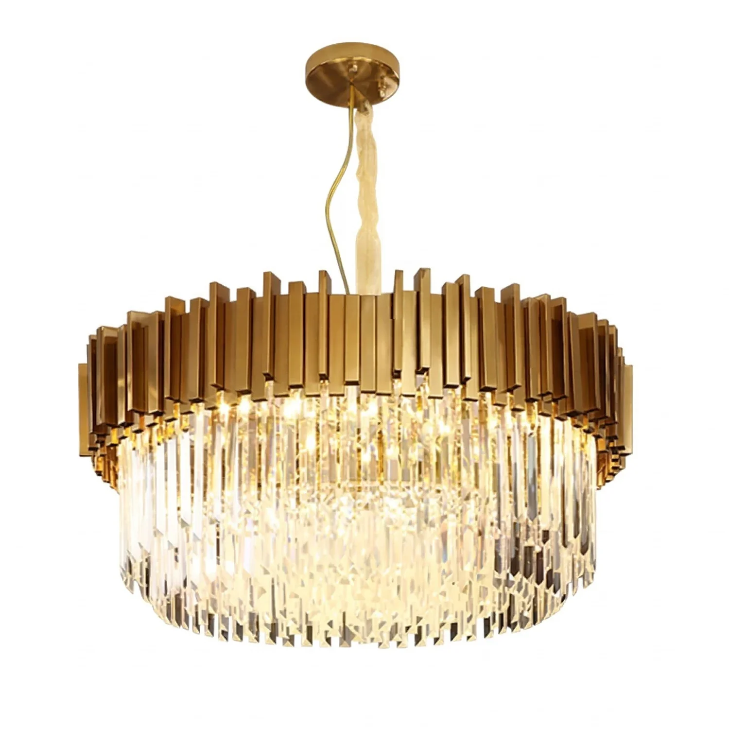 Bourbons Alphonsus Crystal Chandelier by Bling Lighting Studio