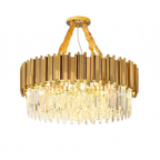 Bourbons Alphonsus Crystal Chandelier by Bling Lighting Studio
