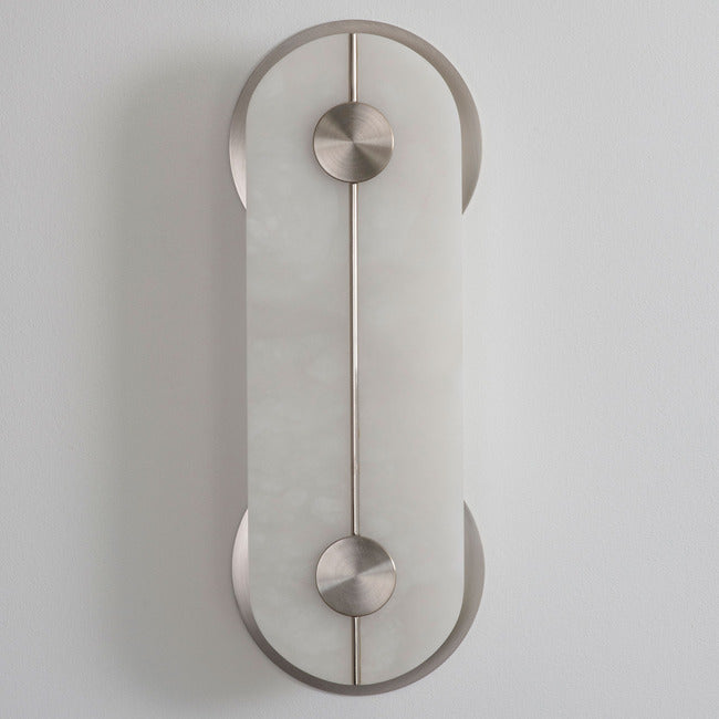 Brace Alabaster Wall Sconce by Bling Lighting Studio