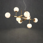 Branched Alabaster Globe Chandelier, product view 5