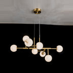 Branched Alabaster Globe Chandelier, product view 8