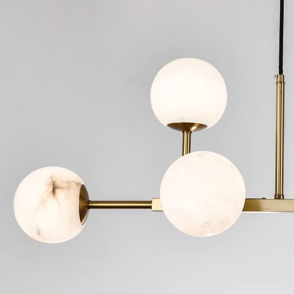 Branched Alabaster Globe Chandelier, product view 10