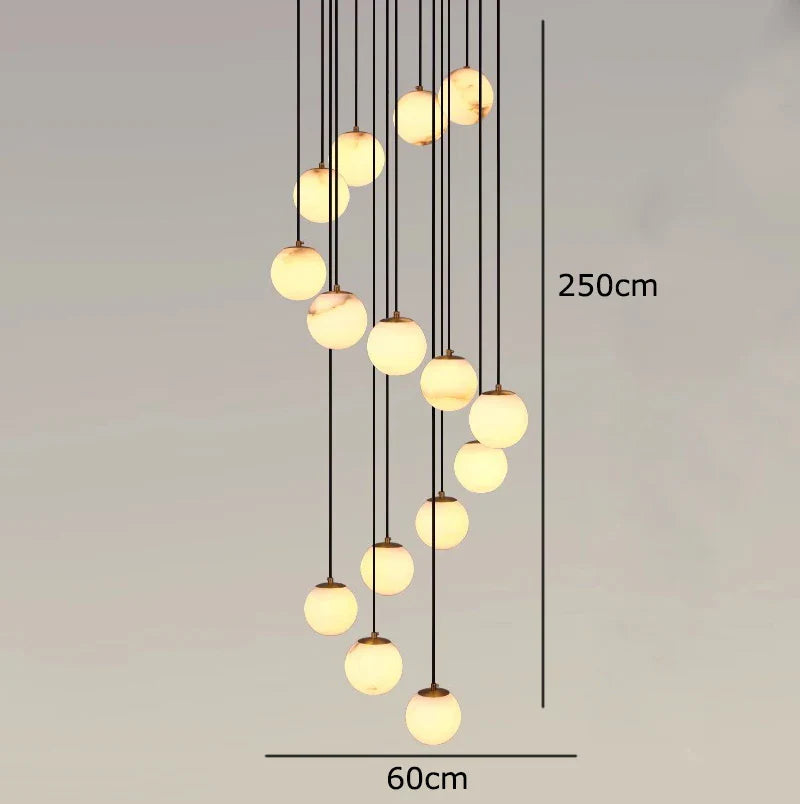 Brighton Alabaster Ball Chandelier product image