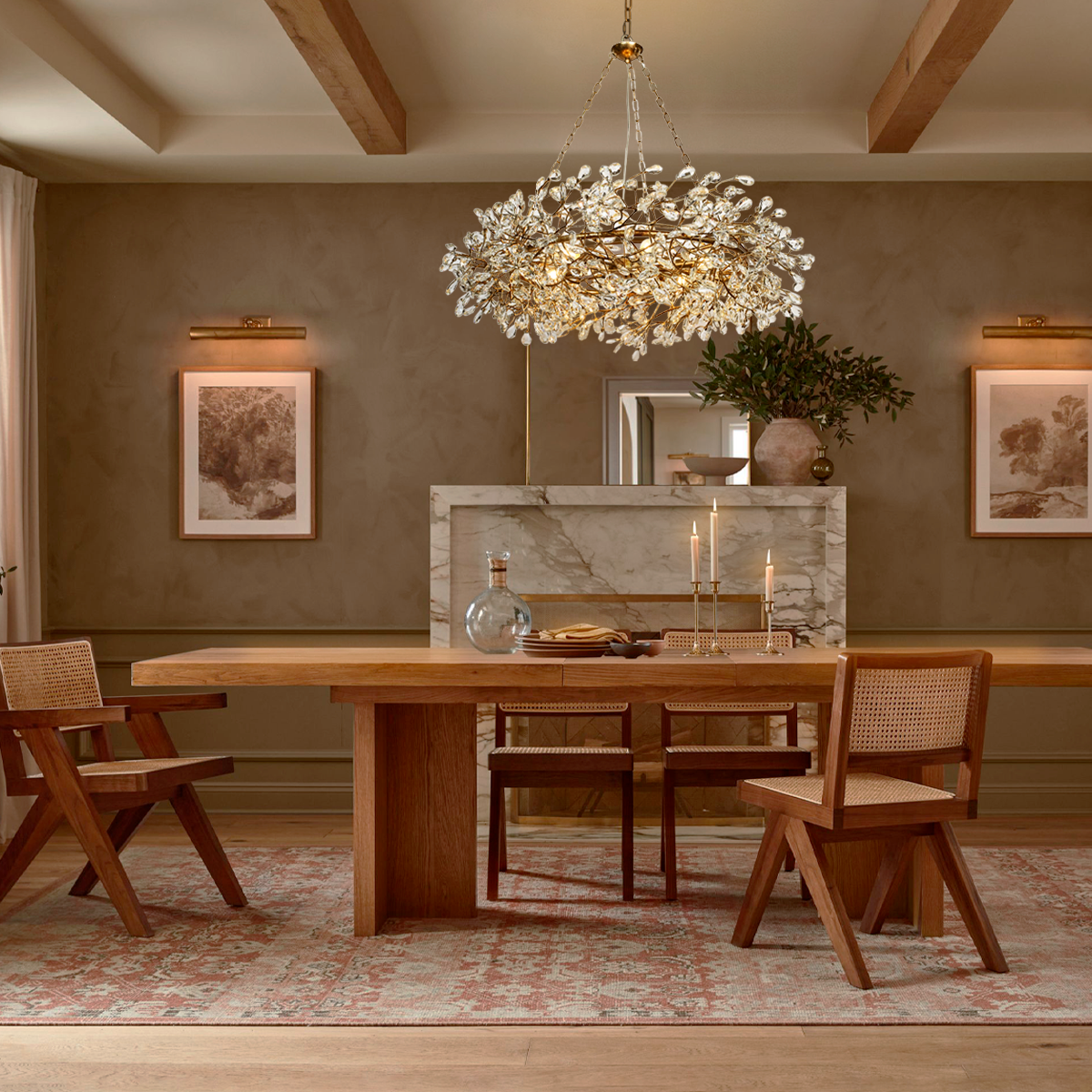 Fiore Crown Chandelier by Bling Lighting Studio