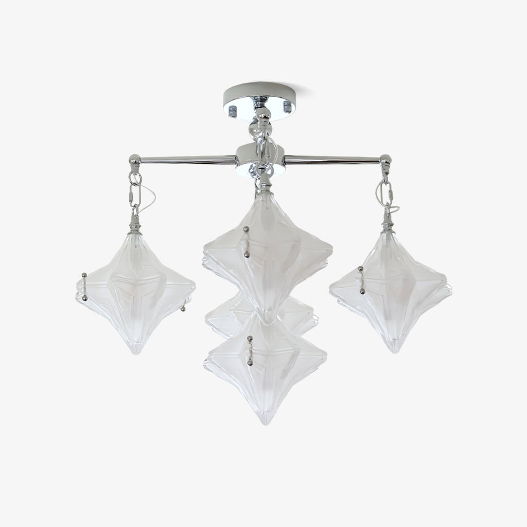 Elowen Prism Star Chandelier by Bling Lighting Studio