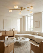 Caelvane Alabaster Flush Mount Ceiling Light, product view 2