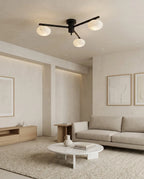 Caelvane Alabaster Flush Mount Ceiling Light, product view 3