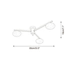 Caelvane Alabaster Flush Mount Ceiling Light, product view 5