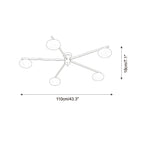 Caelvane Alabaster Flush Mount Ceiling Light, product view 6