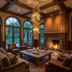 Cattail Leaf Chandelier for High Ceilings product image