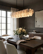 Celavora Alabaster Disc Linear Chandelier, product view 6
