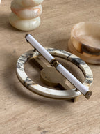 Circular Marble Ring LED Wall Sconce, product view 2
