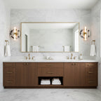 Circular Marble Ring LED Wall Sconce, product view 3